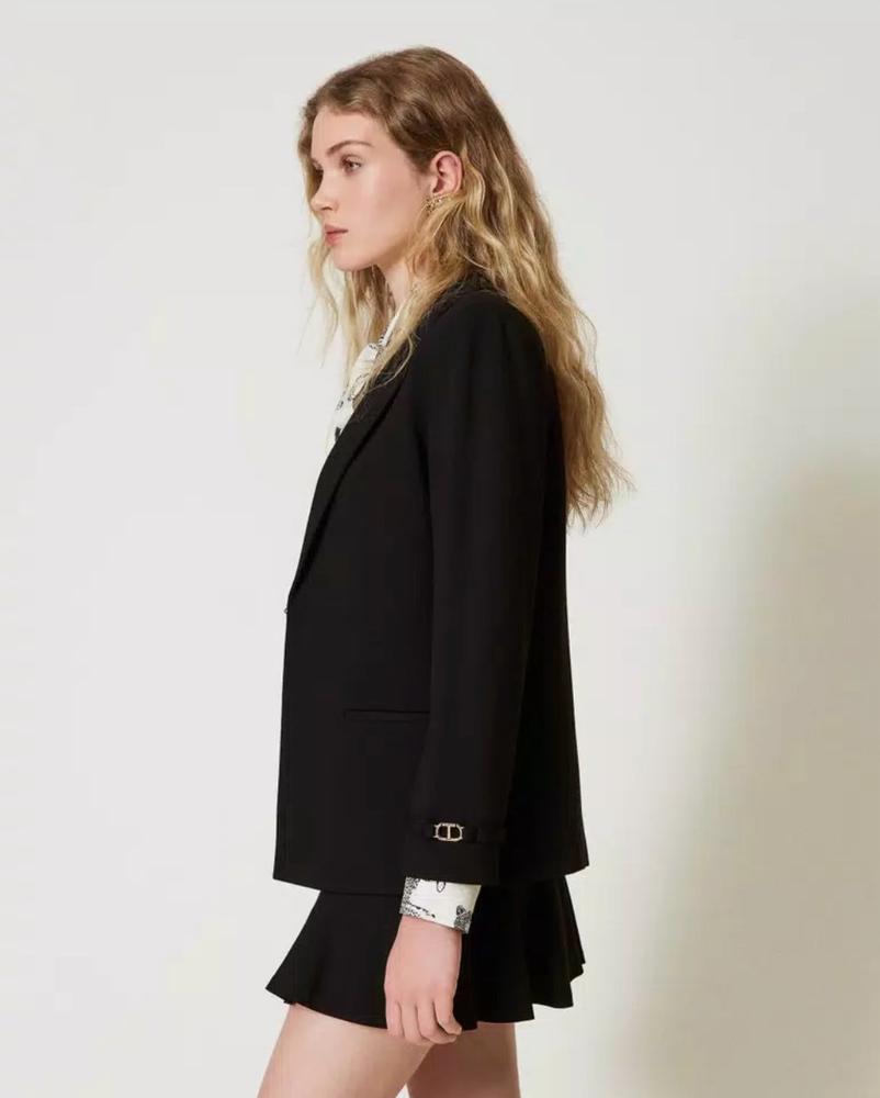Eleganter Blazer aus Milano-Strick von TWINSET